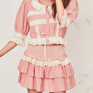 LoveShackFancy French Tulip Top and Skirt